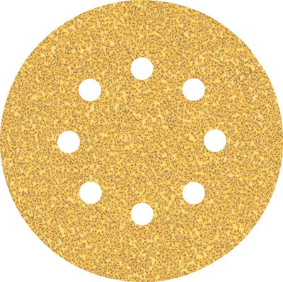 Bosch Zubehör Expert C470 Schleifpapier für Exzenterschleifer 125 mm, 8 Löcher, K40 5-teilig – 2608900803