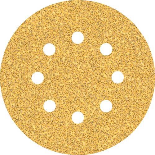 Bosch Zubehör Expert C470 Schleifpapier für Exzenterschleifer 125 mm, 8 Löcher, K40 5-teilig – 2608900803
