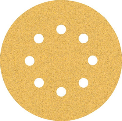 Bosch Zubehör Expert C470 Schleifpapier für Exzenterschleifer 125 mm, 8 Löcher, K80 50-teilig – 1 Stück – 2608900910