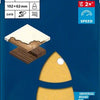 Bosch Zubehör Expert C470 Schleifpapier für Multischleifer 102 x 62 mm, 93 mm, K120 10-teilig – 5 Stück – 2608900888