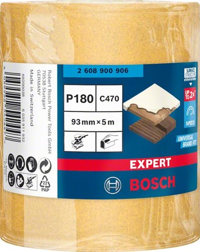 Bosch Expert C470 Schleifpapierrolle zum Handschleifen 93 mm x 5 m g ...