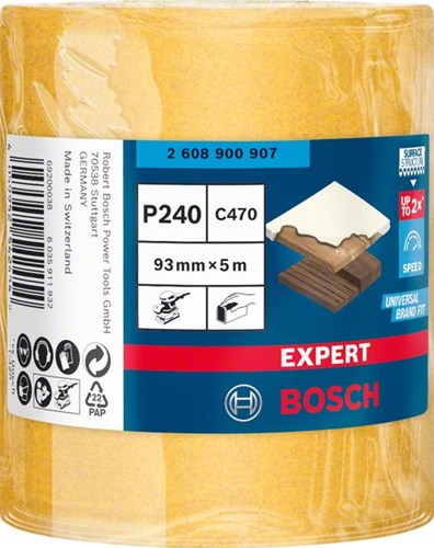 Bosch Expert C470 Schleifpapierrolle zum Handschleifen 93 mm x 5 m g ...