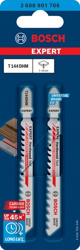 Bosch Zubehör Expert Stichsägeblatt T144DHM 2 Stück Hartholz schnell – 2608901706