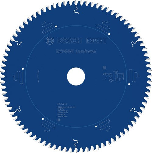 Bosch Zubehör Expert Laminat-Kreissägeblatt | 254 x 2,5 1,8 x 30 mm | t84 - 2608902213