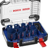 Bosch Zubehör Expert Multi Material Power Change Plus Lochsägen-Set | 20; 22; 25; 32; 35; 40; 44; 51; 60; 68; 76x60mm | 14-teilig - 2608901909