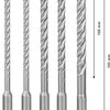 Bosch Zubehör Expert SDS Plus-7x Bohrhammer 6 6 8 8 10 mm 5-teilig – 2608900198