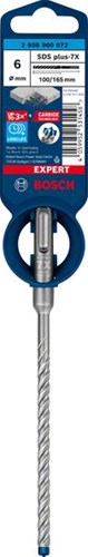 Bosch Zubehör Expert SDS Plus-7x Bohrhammer 6 x 100 x 165 mm – 1 Stück – 2608900072