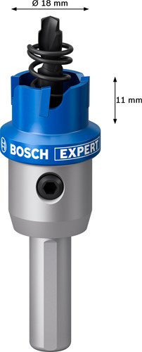Bosch Zubehör Experte Blech | Lochsäge | 18 mm – 2608901401