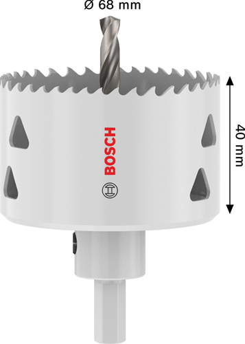 Bosch Zubehör Expert Blechlochsäge mit Schaft | 68x40mm - 2608594525