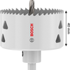 Bosch Zubehör Expert Blechlochsäge mit Schaft | 76x40mm - 2608594527