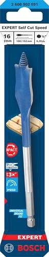 Bosch Zubehör Expert Speed ​​Drill Selbstschnittgeschwindigkeit | Sechskantschaft | 16 x 152 mm – 2608902091