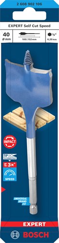 Bosch Zubehör Expert Speed ​​Drill Selbstschnittgeschwindigkeit | Sechskantschaft | 40 x 152 mm – 2608902106