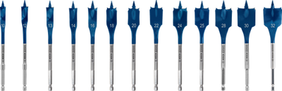 Bosch Zubehör Expert Speed ​​Drill Set Selbstschnittgeschwindigkeit | 13-teilig | 10, 12, 13, 14, 16, 18, 20, 22, 24, 25, 28, 30, 32 mm - 2608902112