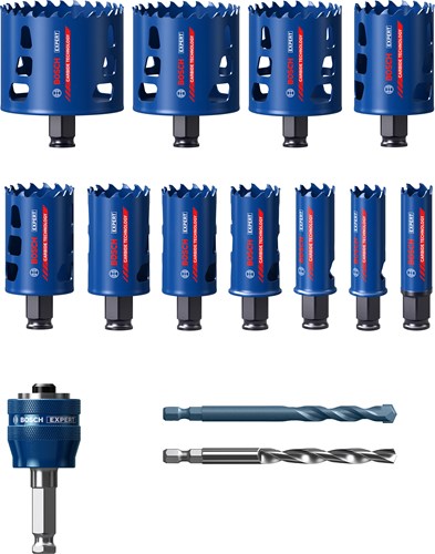 Bosch Gatzaw HOFMATERIAL SET, Ø 20-76 mm, 14-teilig