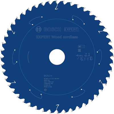 Bosch Zubehör Expert Holz Akku-Kreissägeblatt | 216 x 1,7 1,2 x 30 mm | t48 - 2608902162