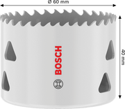 Bosch Zubehör Lochsäge mit Gewinde für mehrere Materialien | 60x40mm - 2608594587 - afbeelding 2