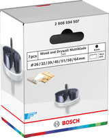 Bosch Zubehör Lochsägen-Set für Holz und Gipskarton | 26; 32; 39; 45; 51; 58; 64 x 18,5 mm – 2608594507 - afbeelding 2