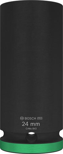 Bosch Zubehör Kraft-Stecknuss SW 24 mm | m16 | 77 mm – 2608003055
