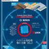 Bosch Zubehör Multimaterial Multi Wheel X-Lock Trennscheibe 125 mm + Multiconstruction Universalbohrer-Set – 061599765r