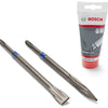 Bosch Zubehör Flachmeißel SDS-Plus und Spitzmeißel + Schmierfett - 061599765k