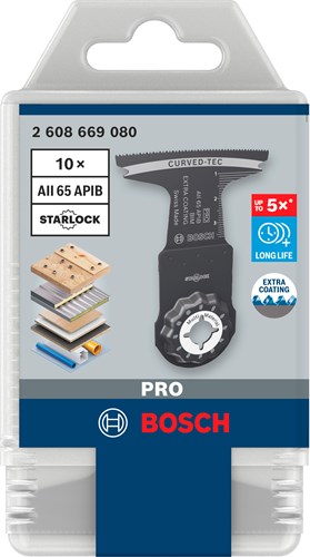 Bosch Zubehör Pro AII 65 Apib Tauchsägeblatt | 65x40mm | 10 Stück - 2608669080