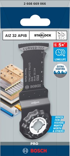 Bosch Zubehör Pro Aiz 32 Apib Tauchsägeblatt | 32x50mm | 1 Stück - 2608669066