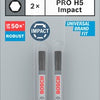 Bosch Zubehör Pro Hex Schlagschrauber-Bit | h5 | 55mm | 2-teilig - 2608522557