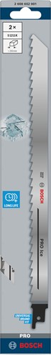 Bosch Zubehör Pro Ice S1211K Sägeblatt | 1 |25 x 19 x 300 mm | 2-teilig - 2608652901