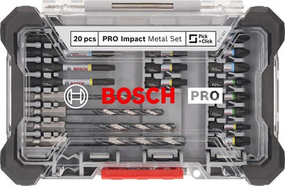 Imp Bosch Zubehör Pro Act Metallset | 20 Stk. - 2608521h84