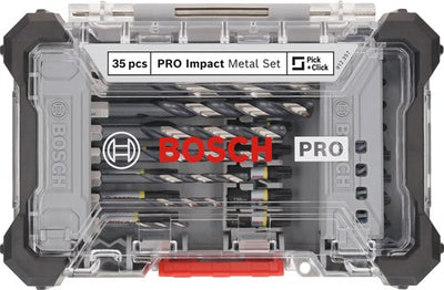 Imp Bosch Zubehör Pro Act Metallset | 35 Stück - 2608521u80