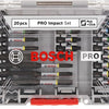 Imp Bosch Zubehör Pro Act Schraubendreher-Bit-Set | 20 Stück - 2608521u74