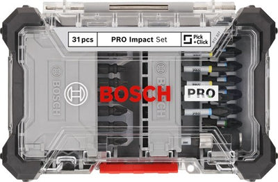 Imp Bosch Zubehör Pro Act Schraubendreher-Bit-Set | 31 Stück - 2608521u71