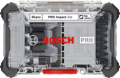 Imp Bosch Zubehör Pro Act Schraubendreher-Bit-Set | 35 Stück - 2608521u77