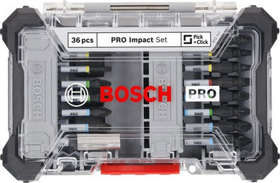 Bosch Prof. Pro Impact Screw Bitset 36 -Teil Bitset