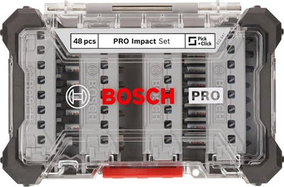 Imp Bosch Zubehör Pro Act Schraubendreher-Bit-Set | 48 Stück - 2608521u88