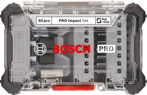Imp Bosch Zubehör Pro Act Schraubendreher-Bit-Set | 50 Stück - 2608521u89