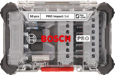 Imp Bosch Zubehör Pro Act Schraubendreher-Bit-Set | 50 Stück - 2608521u89