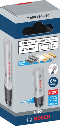Bosch Zubehör Pro Multi Material PC Plus Lochsäge | 17 mm – 2608594366