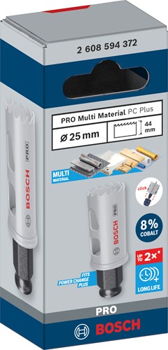 Bosch Zubehör Pro Multi Material PC Plus Lochsäge | 25 mm – 2608594372