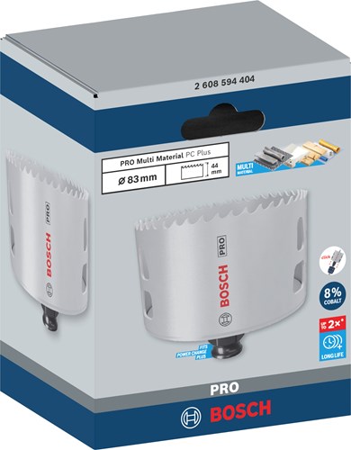 Bosch Zubehör Pro Multi Material PC Plus Lochsäge | 83 mm – 2608594404