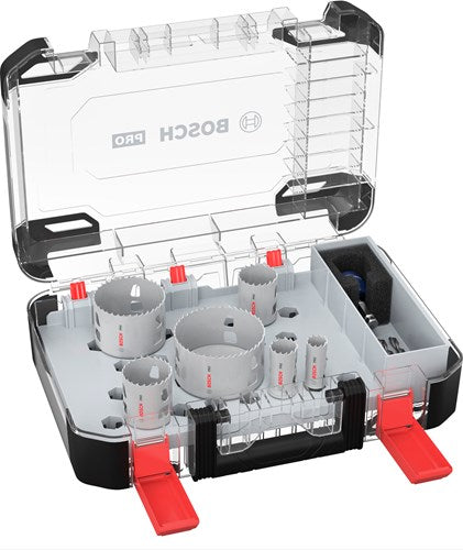 Bosch Zubehör Pro Multi Material PC plus Lochsägen-Set | 9 Stück - 2608594424
