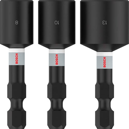 Imp Bosch Zubehör Pro Nutsetter Act Kappe | 8x50 | 10x50 | 13x50mm | 3-teilig - 2608521u64