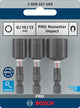 Imp Bosch Zubehör Pro Nutsetter Act Kappe | 8x50 | 10x50 | 13x50mm | 3-teilig - 2608521u64