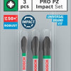 Imp Bosch Zubehör Pro PZ Act Bits | pz1 | pz2 | pz3 | 55mm | 3-teilig - 2608521u57