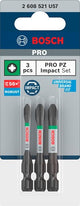 Imp Bosch Zubehör Pro PZ Act Bits | pz1 | pz2 | pz3 | 55mm | 3-teilig - 2608521u57