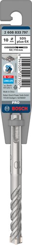 Bosch Zubehör Pro SDS Plus-5x Bohrhammer | 10 x 50 x 110 mm – 2608833797