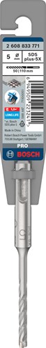 Bosch Zubehör Pro SDS Plus-5x Bohrhammer | 5 x 50 x 110 mm – 2608833771