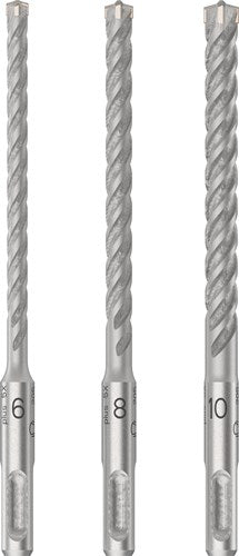 Bosch Zubehör Pro SDS Plus-5x Hammerbohrer-Set | 6 8 10mm | 3 Stück - 2608833912