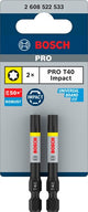 Bosch Zubehör Pro Torx Schlagschrauber-Bit | t40 | 55mm | 2 Stück - 2608522533