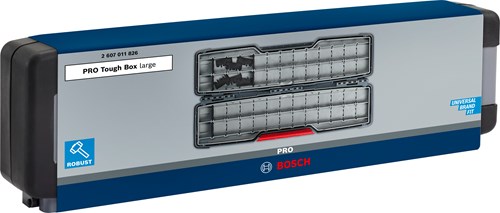 Bosch Accessories Pro Tough Box groß für Zubehör | 50 x 120 x 355 mm – 2607011826